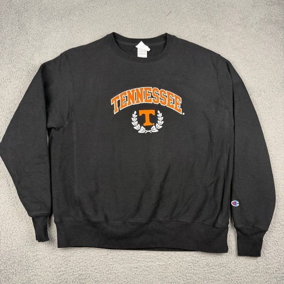 Champion Other - Vintage Tennessee Volunteers Crewneck Sweatshirt Mens Large Black Pullover